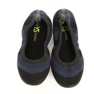 Yosi Samra Camellia Sapphire Blue Mesh Foldable Ballet Flats Size 6